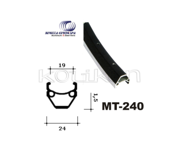 Koliken alu felni 24x1,75