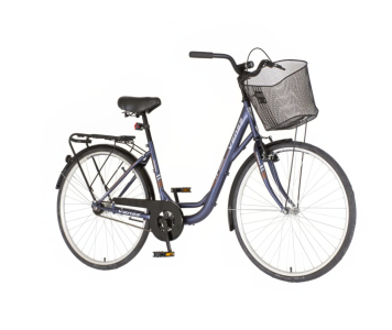 Venssini Diamante 26 acélkék női városi kerékpár