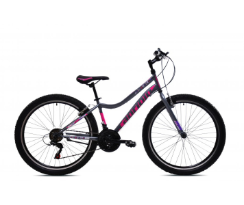 Capriolo Diavolo 600 26" lányka MTB kerékpár 14" Grafit-Lila 2025