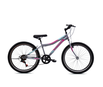 Adria Stinger 24" gyerek kerékpár Grafit-Rózsaszín