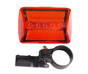 Hátsó villogó szögletes lámpa