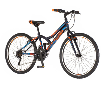 Explorer Pulse 24 gyerek kerékpár Fekete-Narancs