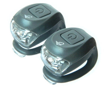 Velotech szilikon lámpaszett szürke