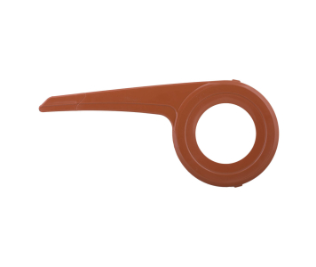 Koliken nagy méretű műanyag láncvédő barna