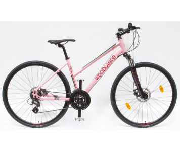 Woodlands Cross 1.1 női crosstrekking kerékpár 19" Rózsaszín