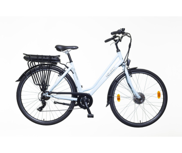 Neuzer Hollandia Basic női 18" pedelec kerékpár Világoskék