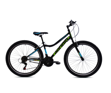 Capriolo Diavolo 600 26" gyermek MTB kerékpár 14" Fekete-Zöld