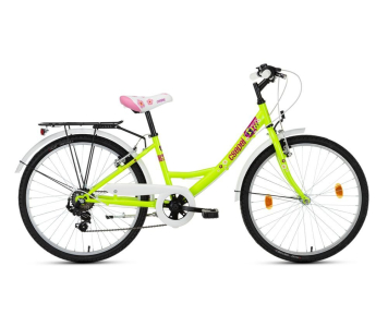 Csepel Flora 24 gyermek kerékpár Zöld 2023