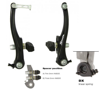 Saccon V-féktest fekete