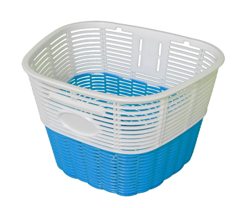Koliken pálcás műanyag kosár fehér-kék