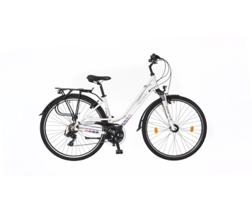 Neuzer Ravenna 100 női 19" trekking kerékpár Fehér
