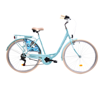 Capriolo Diana 6 sebességes női városi kerékpár 20" Türkiz 