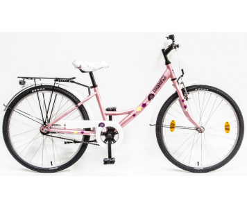 Csepel Hawaii 24 gyermek kerékpár Rózsaszín 2023