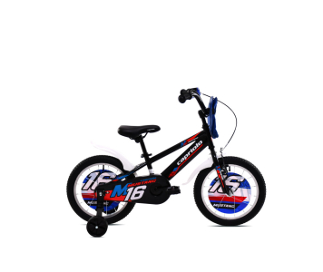 Capriolo Mustang 16" gyerek kerékpár Fekete-Piros