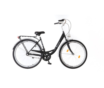Neuzer Balaton 28 3 seb. városi kerékpár Fekete