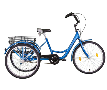 Koliken Gommer három kerekű 1 sebességes kerékpár kék