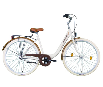 Biketek Feliz 28 kontrás városi kerékpár latte