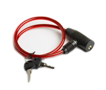 Koliken 6x650mm kulcsos lakat piros