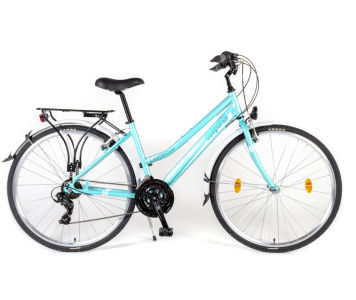 Csepel Landrider Alu. női 21 seb. trekking kerékpár 17" Türkiz