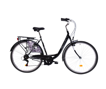 Capriolo Diana 6 sebességes női városi kerékpár 20" Fekete 