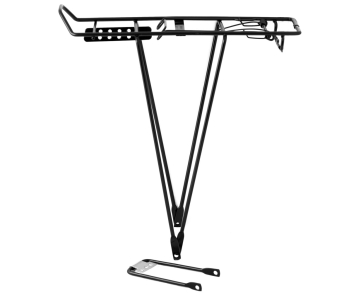 Koliken 28" huzal profilos csomagtartó fekete