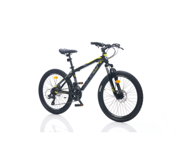 Corelli Felix 2.2 24 MTB gyerek könnyűvázas kerékpár Fekete-Sárga