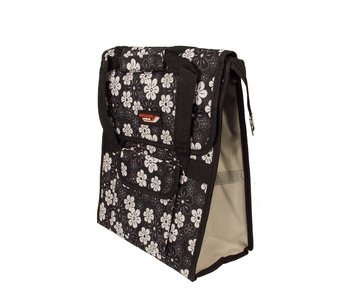 Neuzer Virágos nagy csomagtartótáska