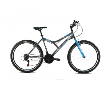 Capriolo Diavolo 600 26" férfi MTB kerékpár 19" Grafit-Kék