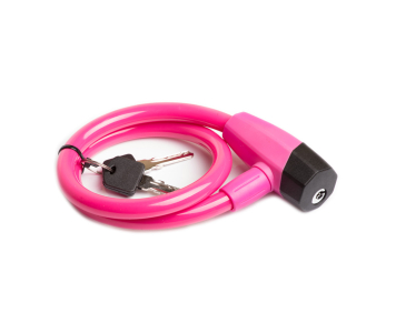 Koliken erősített kulcsos lakat rózsaszín