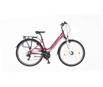 Neuzer Ravenna 100 női 17" trekking kerékpár Padlizsán