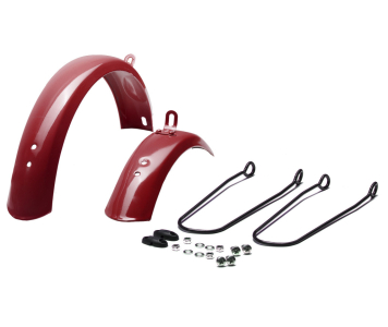 Koliken Bubble 12" fém sárvédőszett bordó