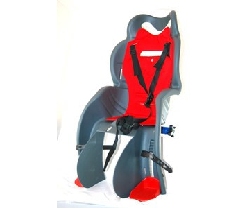 HTP Sanbas gyerekülés hátra szürke-piros