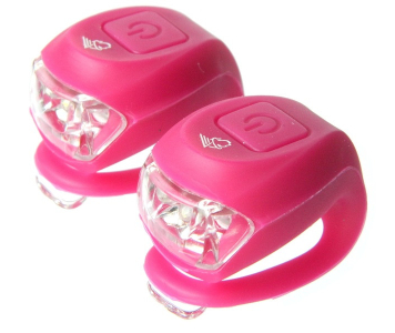 Velotech szilikon lámpaszett pink