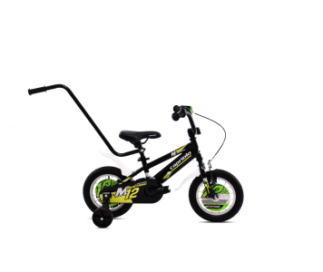Capriolo Mustang 12" gyerek kerékpár Fekete-Zöld