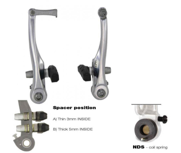 Saccon V-féktest ezüst