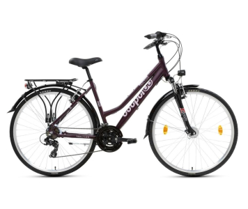 Csepel Traction 150 női trekking kerékpár 17" Padlizsán
