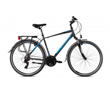 Capriolo Roadster Man 1.0 férfi trekking kerékpár 20" Grafit-Kék
