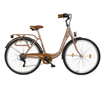 Koliken Ocean 28 6 sebességes városi kerékpár Latte