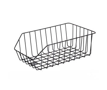 Koliken hátsó ritkaszövésű kosár fekete