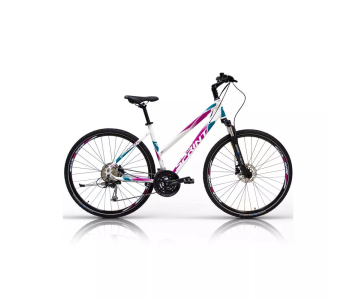 Sprint Sintero Plus női crosstrekking kerékpár 44cm Fehér