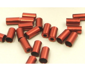 Alhonga 5 mm réz fékbowdenház vég piros