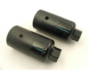 BMX 110X38 mm acél kilépő fekete