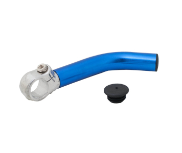 Koliken hajlított alu kormányszarv kék