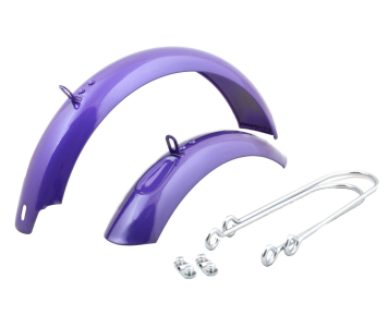 Koliken Bubble 12" fém sárvédőszett lila
