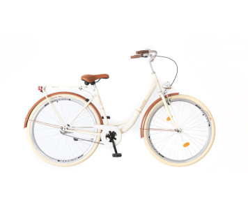 Neuzer Balaton Prémium 28 3 seb. városi kerékpár Krém-Barna