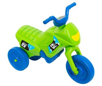 Koliken műanyag kismotor S Zöld-Kék