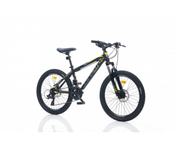 Corelli Felix 1.2 24 MTB gyerek könnyűvázas kerékpár Fekete-Neonsárga