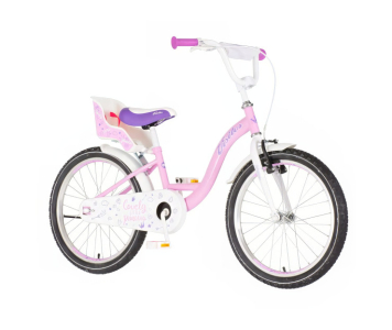 Visitor Lovely Princess 20 rózsaszín királylányos gyerek kerékpár