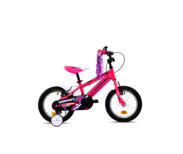 Capriolo Rocket 14" hátra tekerhető gyerek kerékpár Pink