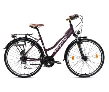 Csepel Traction 250 női trekking kerékpár 19" Padlizsán